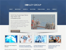 Tablet Screenshot of boxleygroup.com